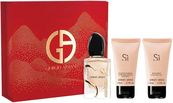 Giorgio Armani Set Si - Apă de parfum, Loțiune și Gel de duș, 3 х 50 ml