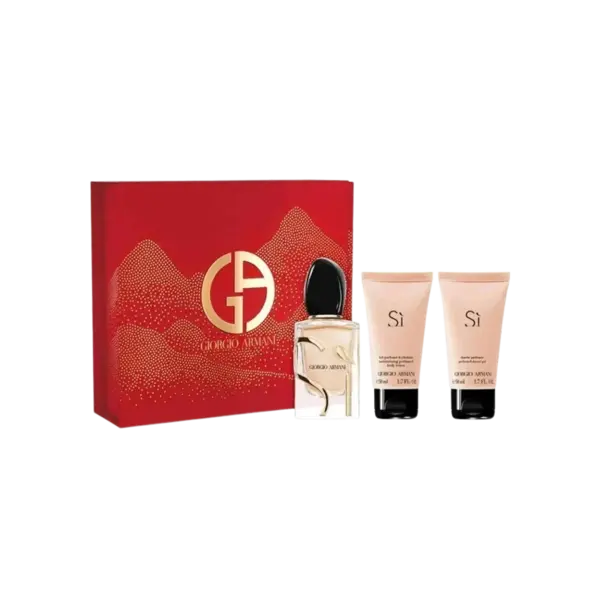 Giorgio Armani Si Set cadou pentru femei Volum EDP 50 ml + 50 ml gel de duș + 50 ml loțiune de corp