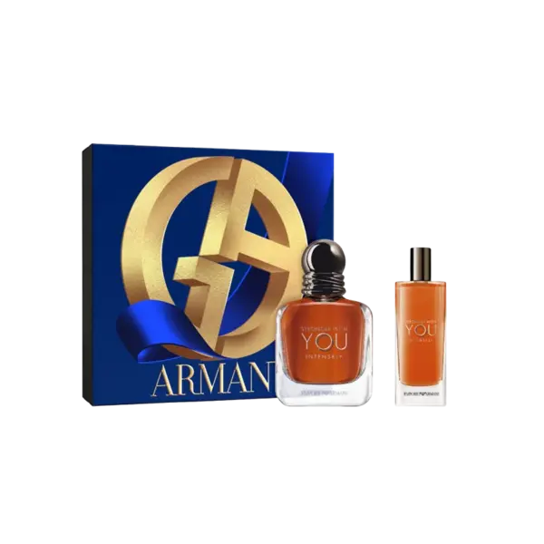 Giorgio Armani Stronger With You Intensely Set cadou pentru bărbați Volum EDP 100 ml + EDP 15 ml