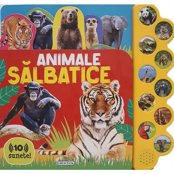 GIRASOL 10 sunete - Animale salbatice