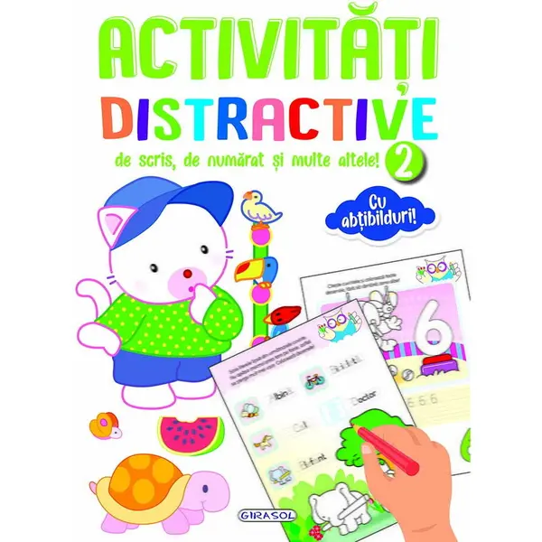 GIRASOL Activitati distractive de scris, de numarat 2