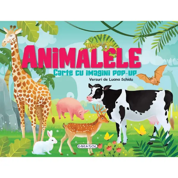 GIRASOL Carte cu imagini pop-up - Animalele