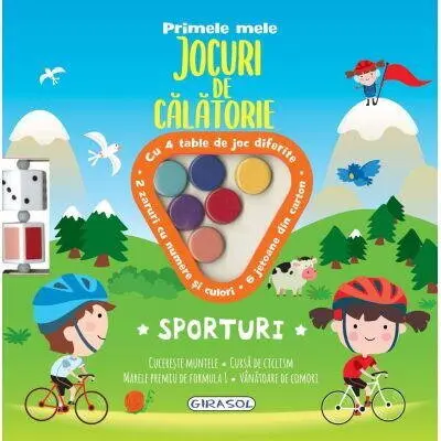 GIRASOL Carte GIRASOL Jocuri de calatorie - Sporturi, 8 pagini, Limba romana
