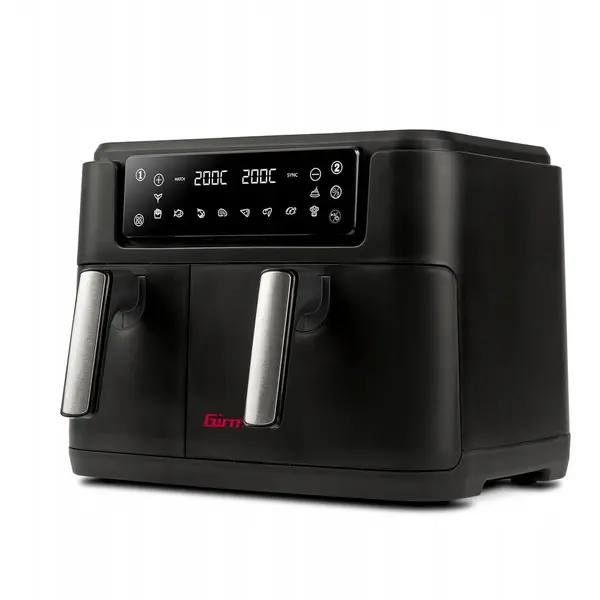 Girmi Friteuza fara grasime Girmi FG26, 9 litri, 10 programe, 2400W, Negru