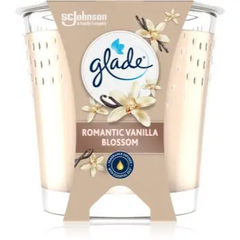 GLADE Romantic Vanilla Blossom lumânare parfumată