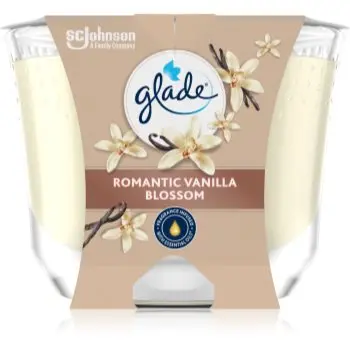GLADE Romantic Vanilla Blossom lumânare parfumată