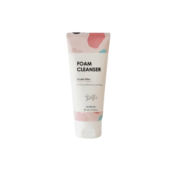 Glamfox Double Effect Foam Cleanser Retinol + Collagen Spumă pentru curățarea feței Volum 120 ml