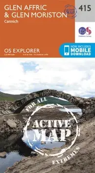 Glen Affric and Glen Moriston. September 2015 ed, Sheet Map/Ordnance Survey