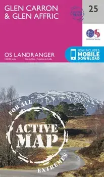 Glen Carron & Glen Affric. February 2016 ed, Sheet Map/Ordnance Survey