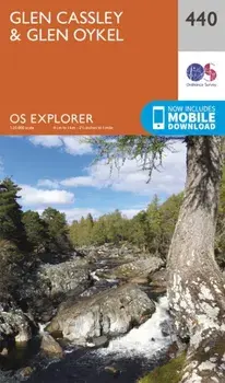 Glen Cassley and Glen Oykel. September 2015 ed, Sheet Map/Ordnance Survey