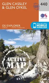 Glen Cassley and Glen Oykel. September 2015 ed, Sheet Map/Ordnance Survey