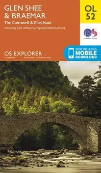 Glen Shee & Braemar, the Cairnwell & Glas Maol. May 2015 ed, Sheet Map/Ordnance Survey