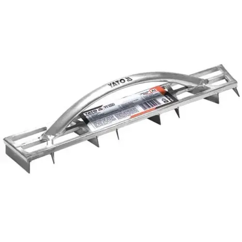 Gletiera Yato YT-5247, din aluminiu, dinti de nivelare, 450 x 90mm