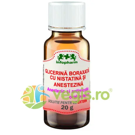 Glicerina Boraxata cu Nistatina si Anestezina 20g