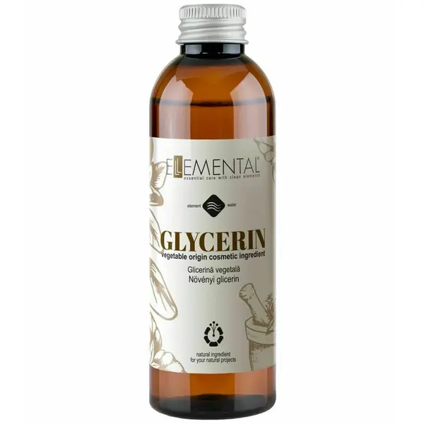 Glicerina vegetala, puritate 99.5%, 100 ml, Ellemental