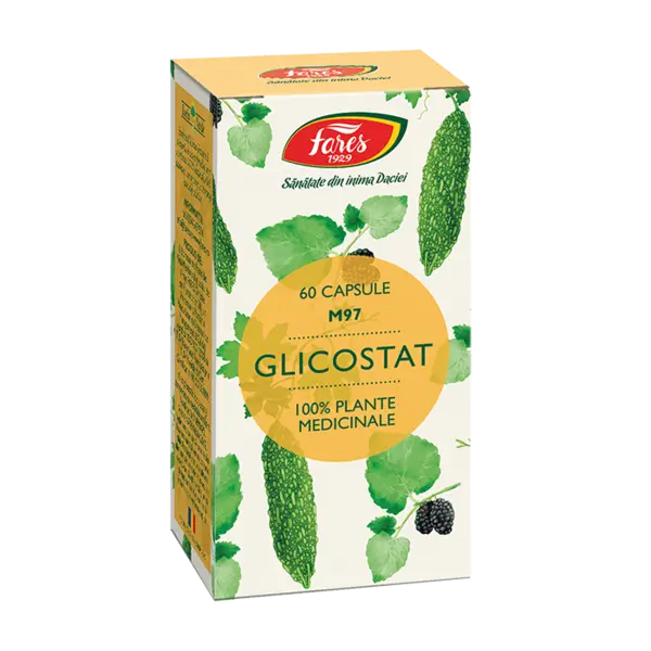 Glicostat, 60 capsule, Fares