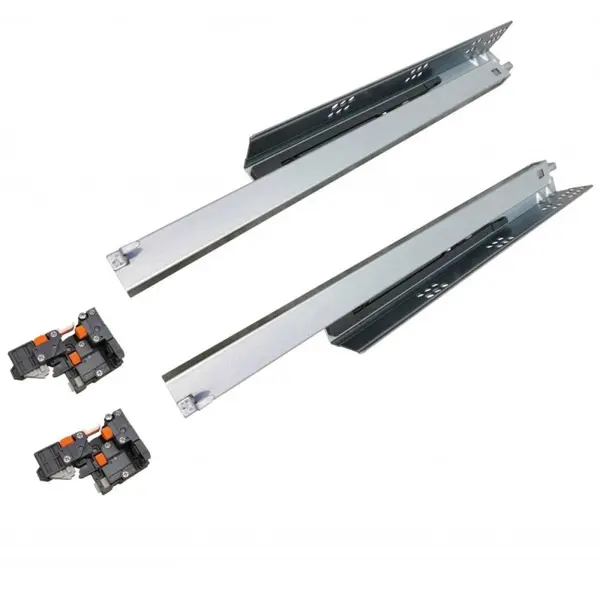 Glisiera Idealslide cu Amortizare si Reglaj 3D, L450 mm, Extensie Totala