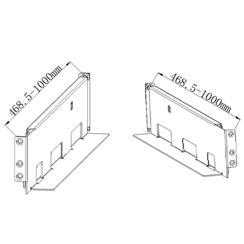 Glisiera pentru rack UPS din seria R - HIKVISION Glisiera-UPS-R