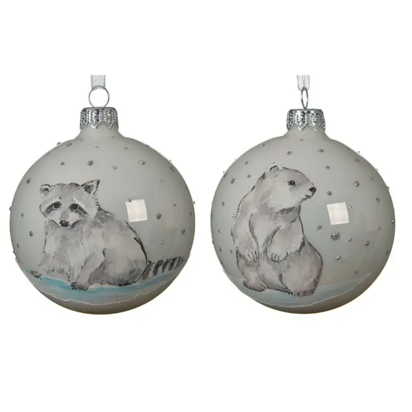 Glob - Animal Deco - Winter White - mai multe modele | Kaemingk