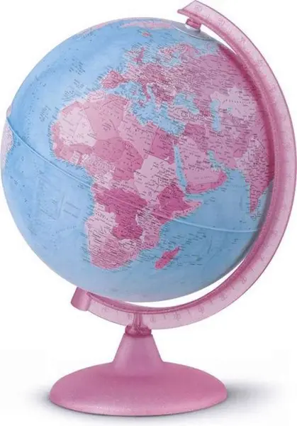 Glob luminos Nova Rico - PinkGlobe, 25 cm
