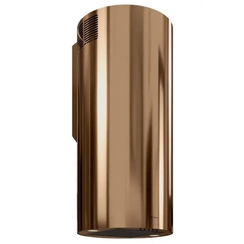 Globalo Hota cilindrica decorativa de perete Globalo, Lobelio 39.1 Caramel Gold, clasa energetica B, capacitate de absorbtie 570 mc/h, 3 trepte, Auriu
