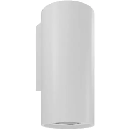 Globalo Hota cilindrica decorativa de perete GLOBALO, NEWELIO 39.1, clasa energetica B, capacitate de absorbtie 635mc/h, 3 trepte, Alb