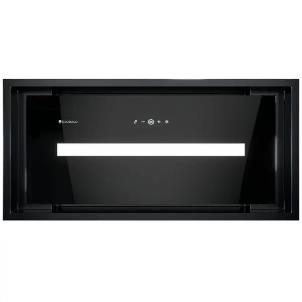 Globalo Hota incorporabila Globalo, Pinelio 60.1 Black, clasa energetica A+, capacitate de absortie 720 mc / h, 4 trepte, Neagra