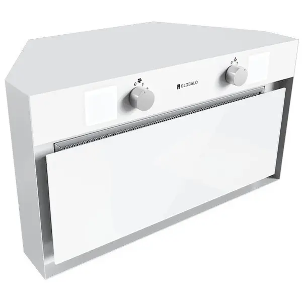 Globalo Hota incorporabila Globalo Spedtero 60.2, clasa energetica B, latime 60 cm, adancime 30 cm, comenzi manuale, interval de viteza 3 trepte, capacitate maxima 570 m3/h, Alb