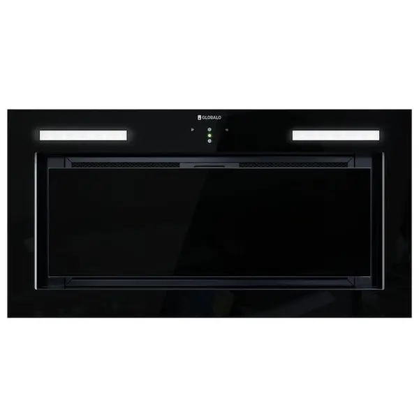 Globalo Hota incorporabila touchless/control fara atingere GLOBALO LUMOTION 60.1, clasa energetica B, latime 60cm, adancime 28, 5cm, 3 viteze si boost, randament max. 545 mc/h, silentioasa 47 dB, Negru