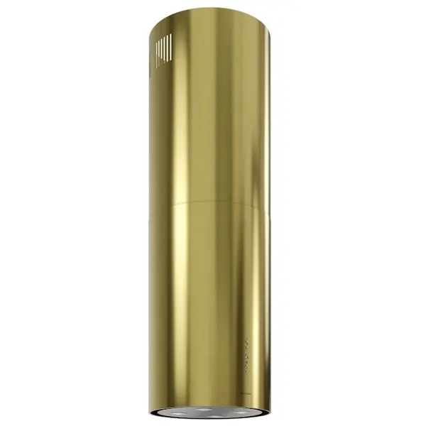 Globalo Hota tip Insula Globalo, Cylindro Isola 39.7, clasa energetica B, capacitate de absorbtie 742 mc/h, 4 trepte, Auriu Mat