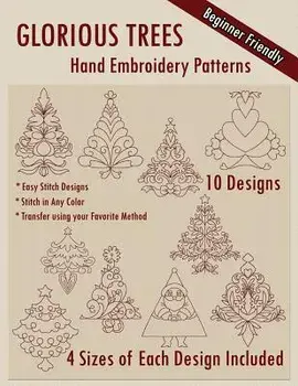 Glorious Trees Hand Embroidery Patterns, Paperback/Stitchx Embroidery