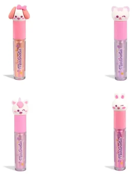 Gloss de buze pentru copii Martinelia - Animale vesele, 3 ml, sortiment