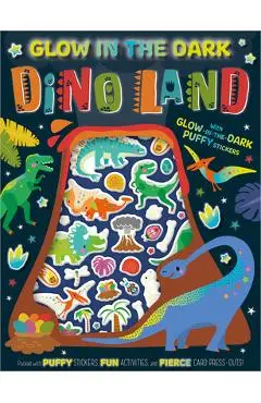 Glow in the Dark Dino Land Activity Book - Sophie Collingwood