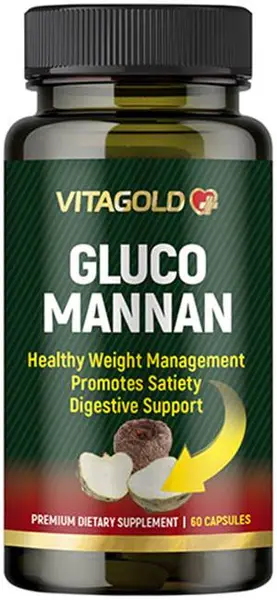 Glucomannan, 60 capsule, Vitagold