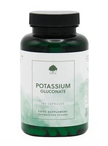 Gluconat de Potasiu 500mg,120 capsule, G&G