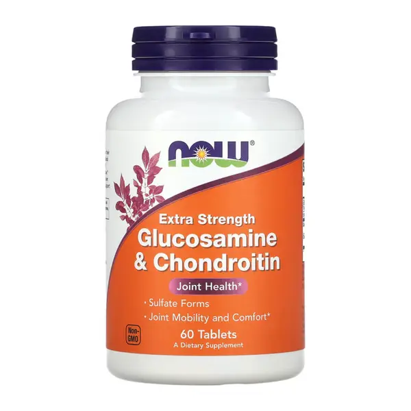 Glucosamina si Condroitina 750/600mg, 60 tablete, Now Foods