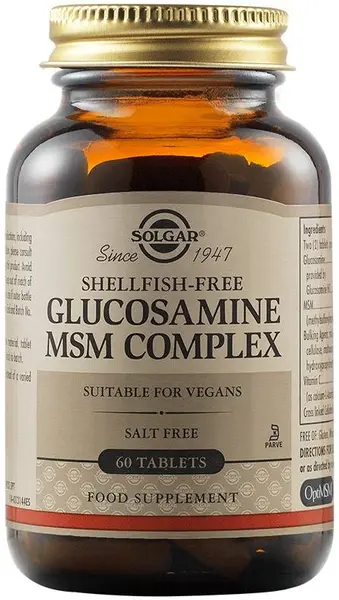 Glucosamine MSM Complex, 60 tablete, Solgar