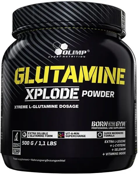 Glutamine Xplode, 5500 mg, portocală, 500 g, Olimp