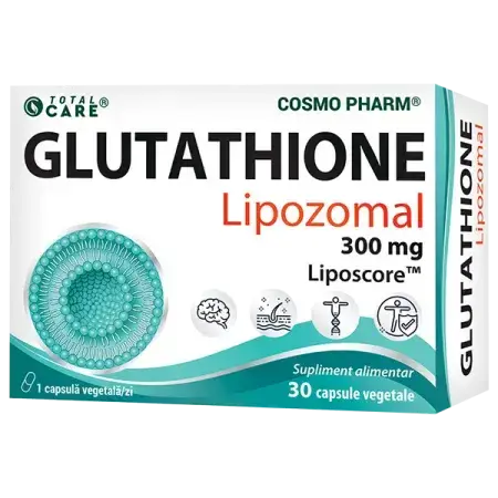 Glutathion lipozomal 300mg X 30 cps. Cosmo Pharm