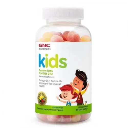 GNC Milestones Kids gummy DHA copii 2-12 ani x 120 jeleuri (571108) Zephyr Labs