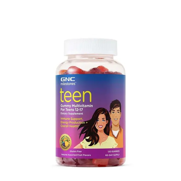 GNC Milestones Teen, Multivitamine Jeleuri pentru Adolescenti 12-17 ani | 120 buc