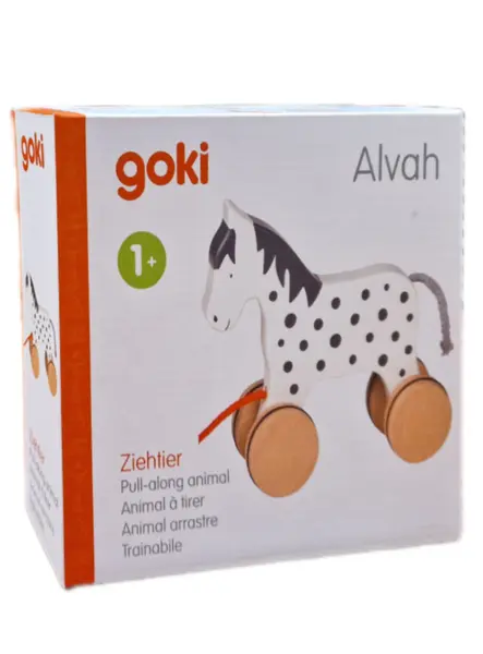 GOKI Pull-along animal horse Alvah (54963)