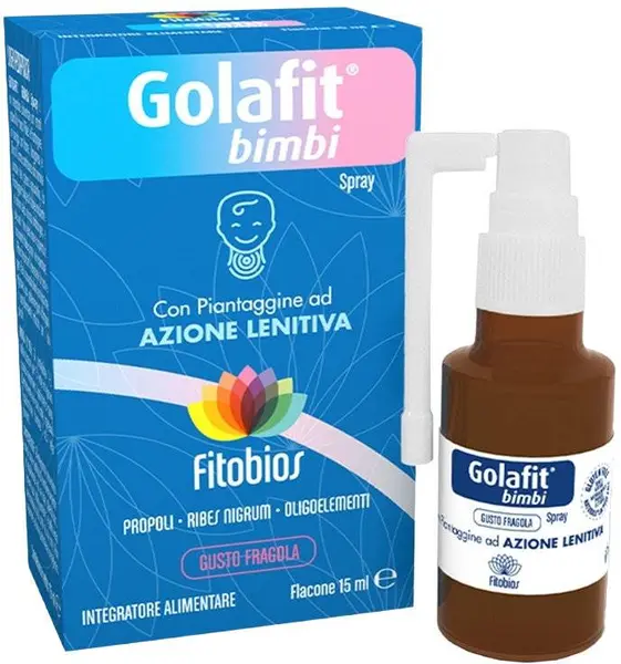 Golafit Bimbi Spray pentru gât, 15 ml, Fitobios
