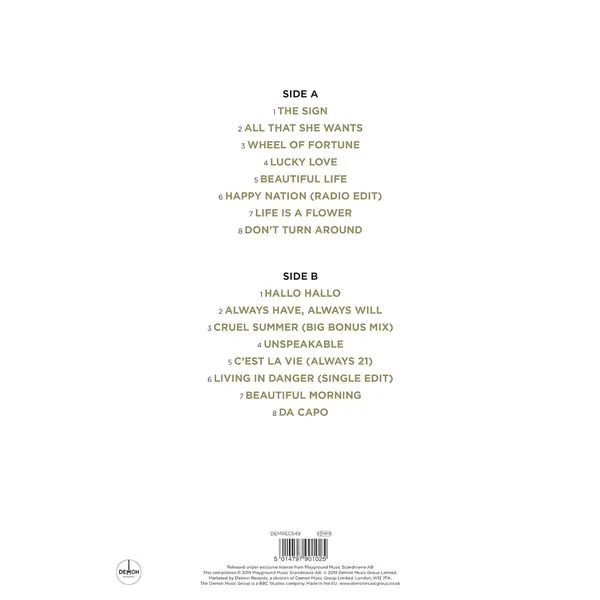 Gold (Gold Vinyl) | Ace Of Base