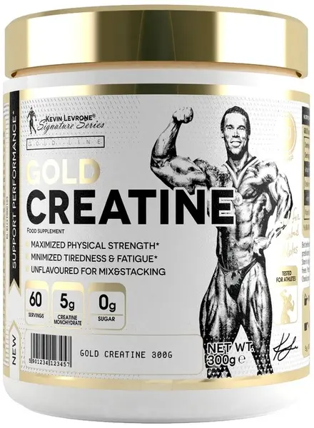 Gold Line Gold Creatine, fără gust, 300 g, Kevin Levrone