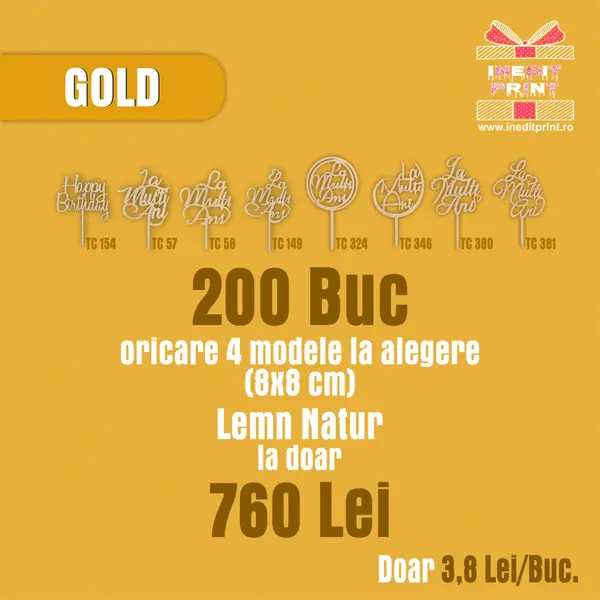 Gold Pack - 200 Bucati
