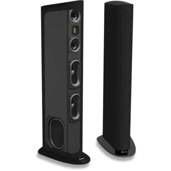 Goldenear Technology Boxe podea GOLDENEAR TRITON TWO+ cu subwoofer activ incorporat, 16Hz - 35kHz, 91dB