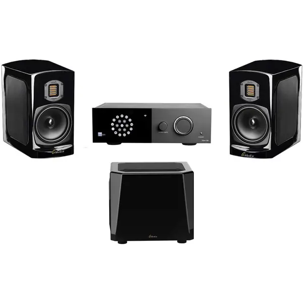 Goldenear Technology Pachet cu boxe Goldenear BRX, Subwoofer Goldenear Supersub X, Amplificator Lyngdorf TDAI-1120