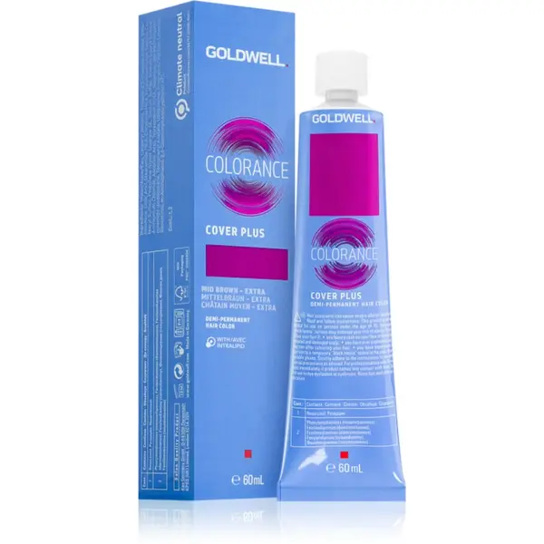 Goldwell Colorance Cover Plus vopsea de păr demipermanentă fără amoniac culoare 4NN 60 ml