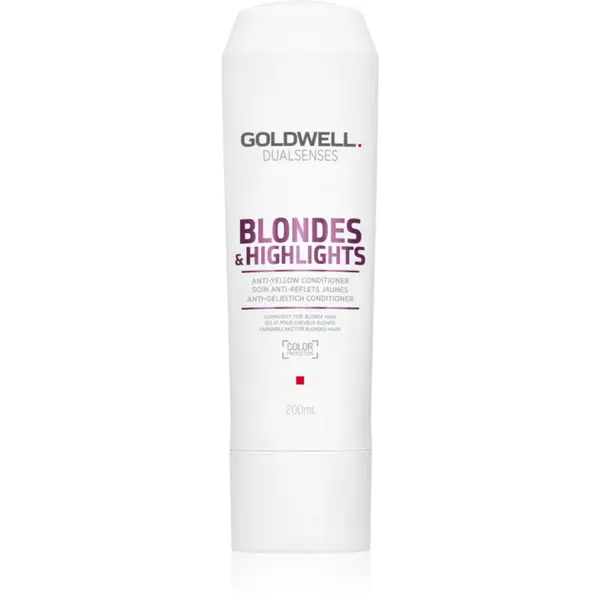 Goldwell Dualsenses Blondes & Highlights balsam pentru păr blond neutralizeaza tonurile de galben 200 ml